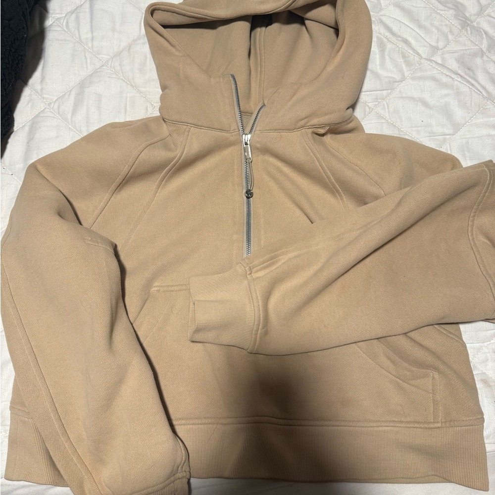 Lululemon Scuba Pullover Tan